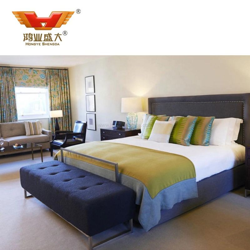 5 Star Hotel Solid Wood Bedroom Tropical Resort Furniture
