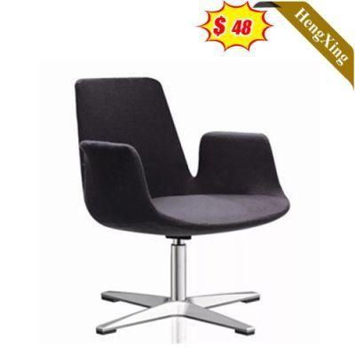 Modern Home Living Dining Room Office Furniture Black Fabric Swivel Leisure Chair