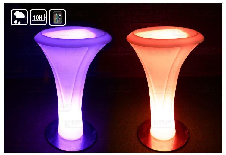 LED Lighted Cocktail Table Lighted Bar Furniture Atmosphere Furnitures