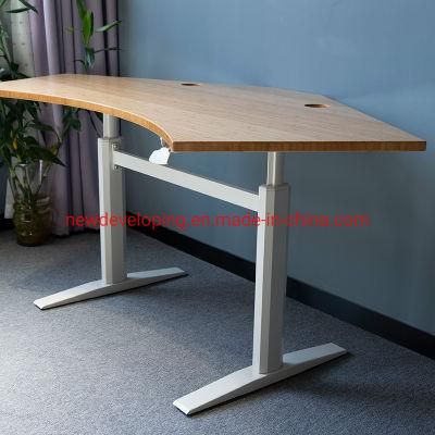 Modern Height Adjustable Affordable Standing Desk, U Shaped Table