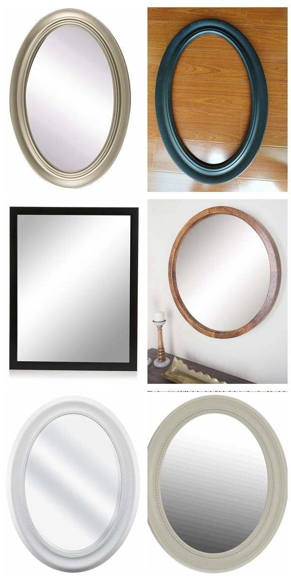 Stainless Steel Frame Mirror for Bathroom Washroom Dining Room