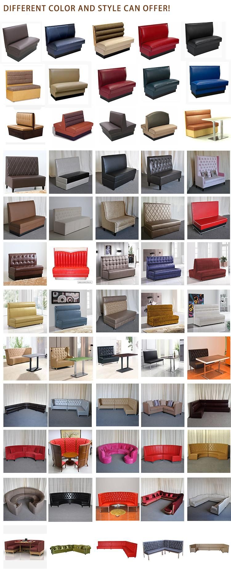 Special Design Living Room Sofa Furniture with Metal Structure and PU Leather Upholstery (SP-KS338)