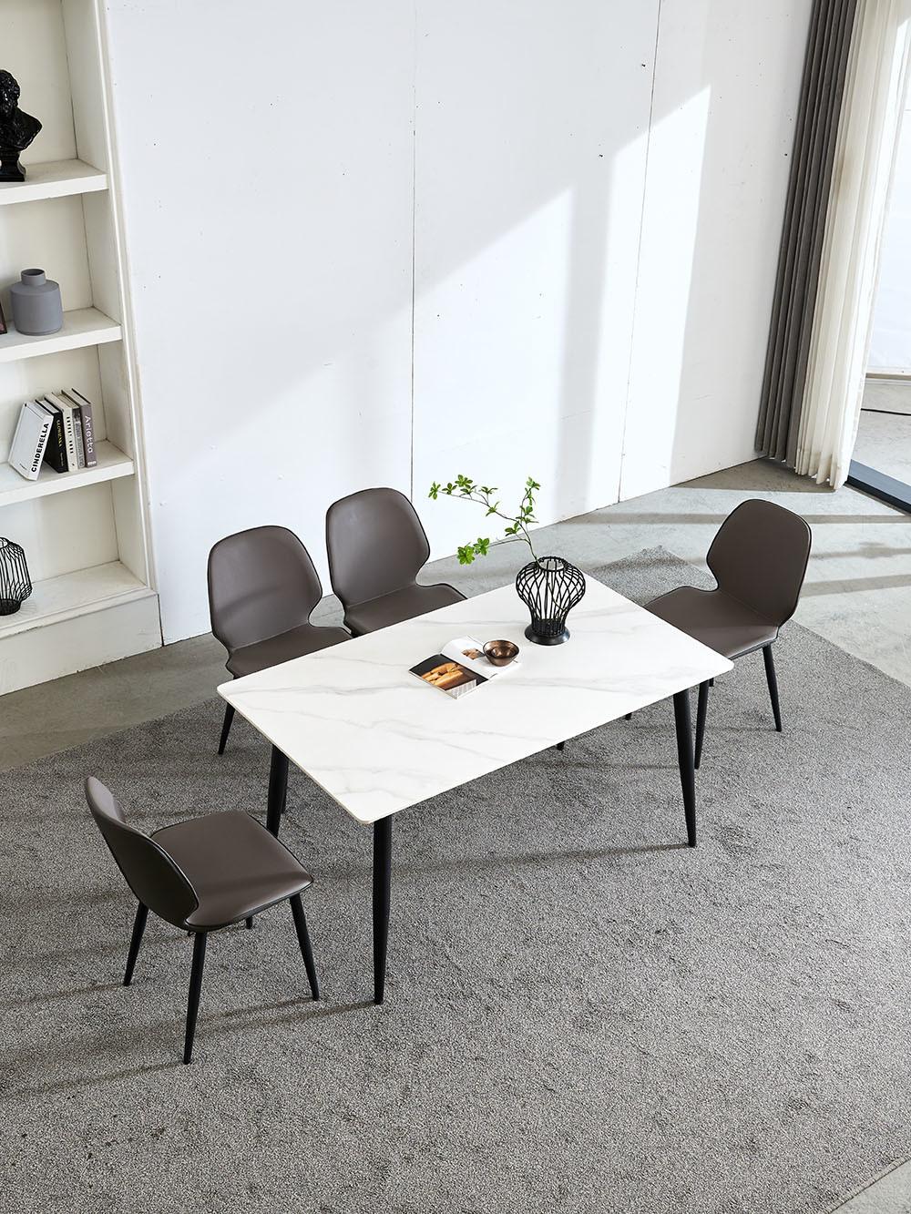 Home Furniture Modern Grey Shell-Shaped Office Chair