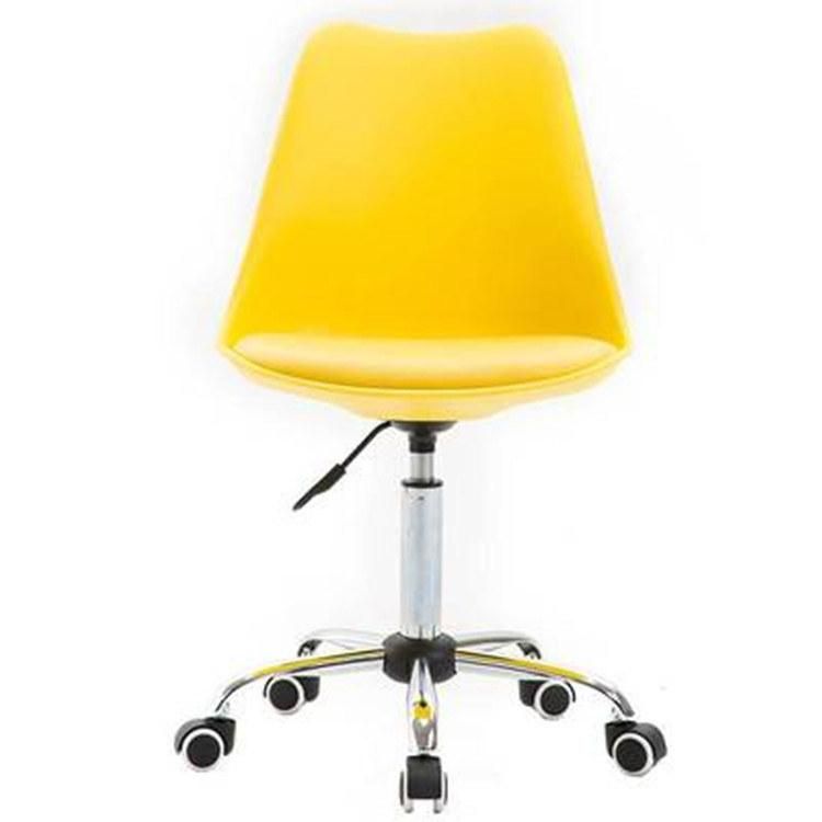 Modern Furniture Leisure Nails Wheel Chaise Home Plastic Online Salle a Manger Swivel Office Dining Chairs
