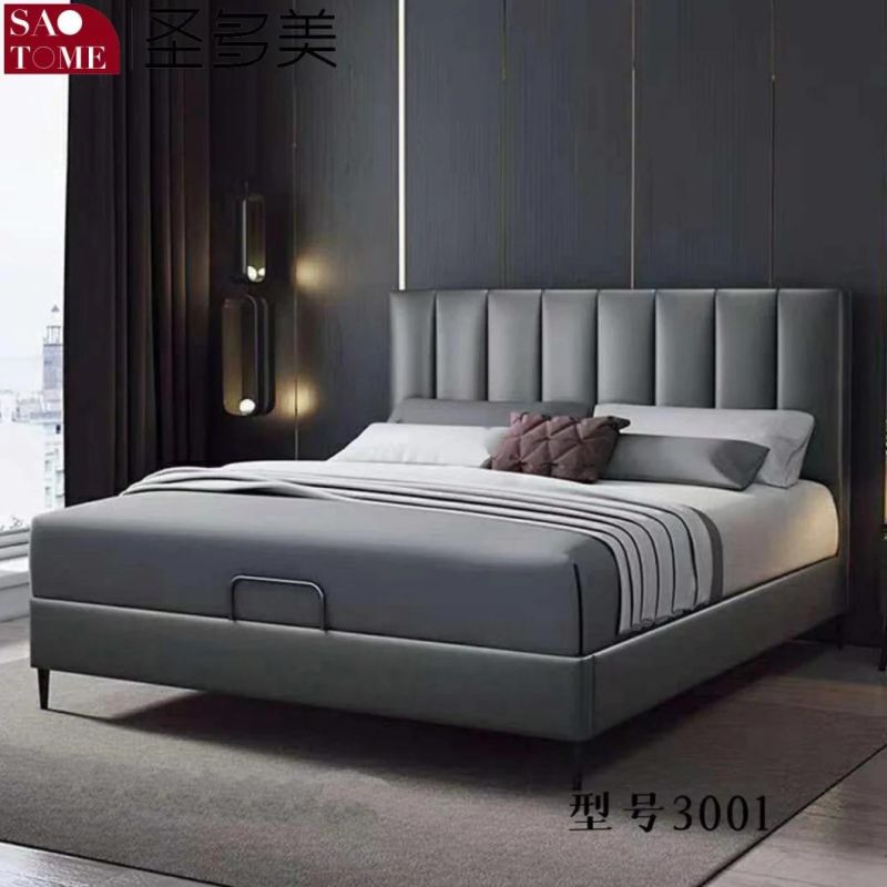 Luxury Wooden Leather King Size Bed for Home Bedroom Furniture Imported From Russia