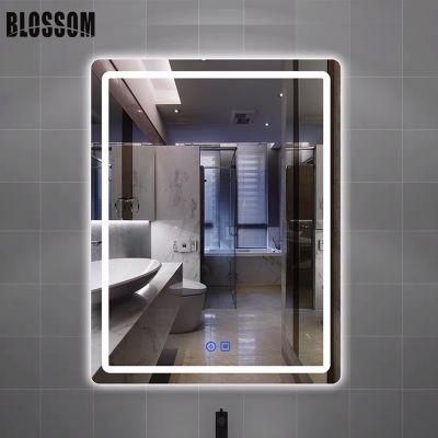 Wholesale Modern Glass LED Bathroom Furniture Mirror with Backlit Lights