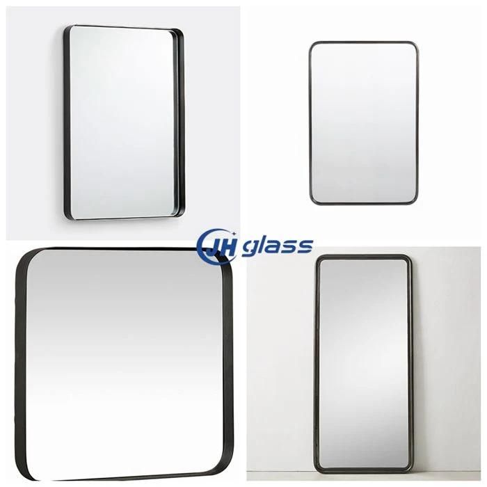 5mm 20′′x30′′ Round Oval Rectangle Frameless Wall Decoration Vanity Bathroom Mirror with Hanger