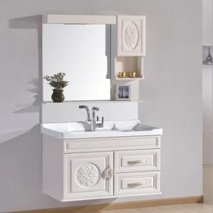 Modern Minimalist PVC Bathroom Cabinet Combination