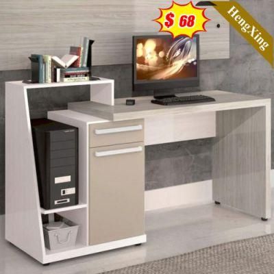 Simple Wooden Home Furniture Cheap Office Desk with Locking Drawers Table