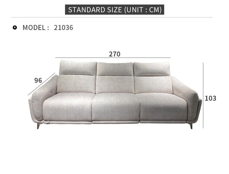 Modern Contemporary Nordic Cozy Comfortable 3 Seater Upholstered Lounge Living Room Spaces Furniture White Couch Fabric Sofa