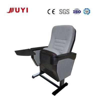 Upholstered Auditorium Chair American Style Theater Folding Red Plastic Customized Fabric Furniture Jy-612