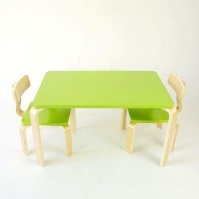 Green Round and Sqaure Table and Chair Furniture