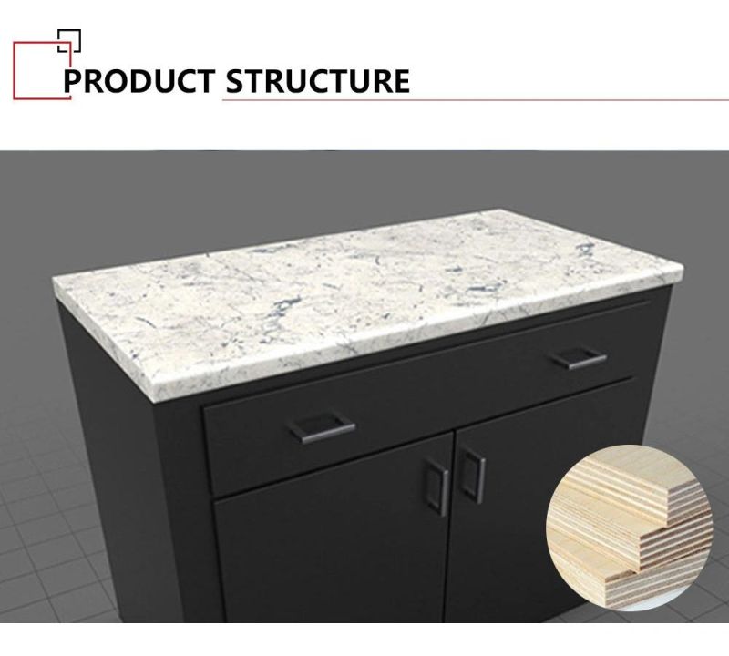 UV Chipboard Customized Design Complete Modern Kitchen Cabinet