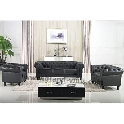 Home Furniture Living Room Modern Chesterfield Sofa Leisure Couch Set Hotel Bedroom