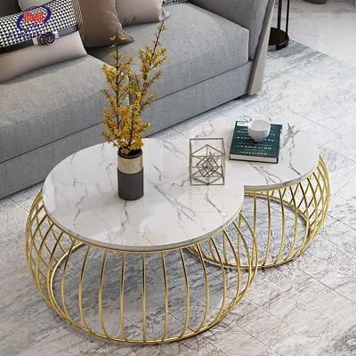 Multifunction Nordic Metal Stainless Steel coffee Gold Luxury Coffee Table Modern