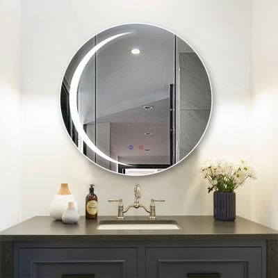 Wall Mirror with LED Light for Bathroom and Home Decororation