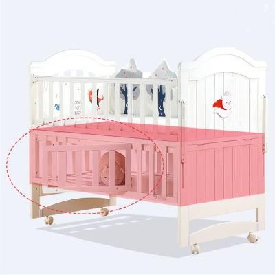 Chinese Cama Bebe/ Kids Babies Children Toddler Bed Crib Swing Cot Solid Wood/Infant Beds/Baby Furniture
