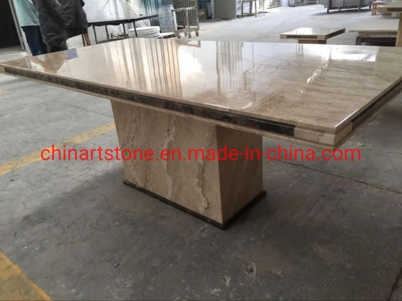 Nature Granite Marble Quartz Stone Furniture for Dining Room