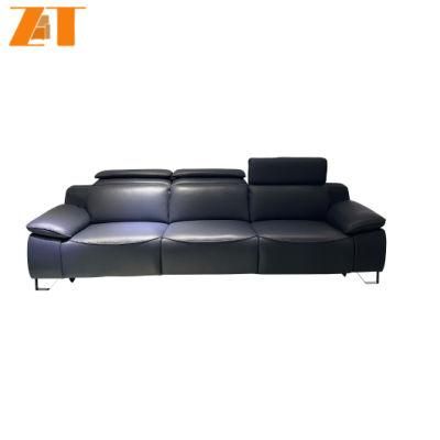 Furniture Wholesale Black Modern Leather Sofa Bed Recliner Sofa