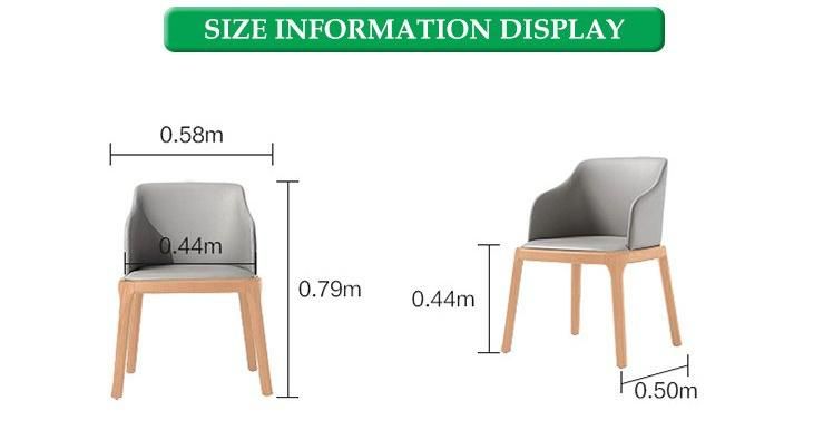 Furniture Modern Furniture Chair Home Furniture Wooden Furniture Modern Nordic Luxury Gray Fully Fabric Upholstered Solid Wood Solo Dining Room Arm Rest Chair