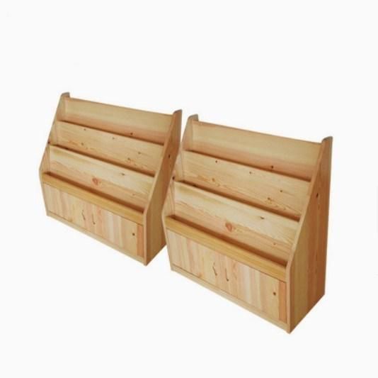 Modern Wood School Furniture Bookcase Shelf 3 Layer Storage Rack