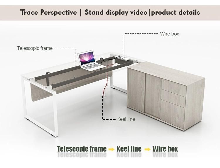 Popular Design Office Modern Chair Director Table Luxury Furniture Boss Executive Desk