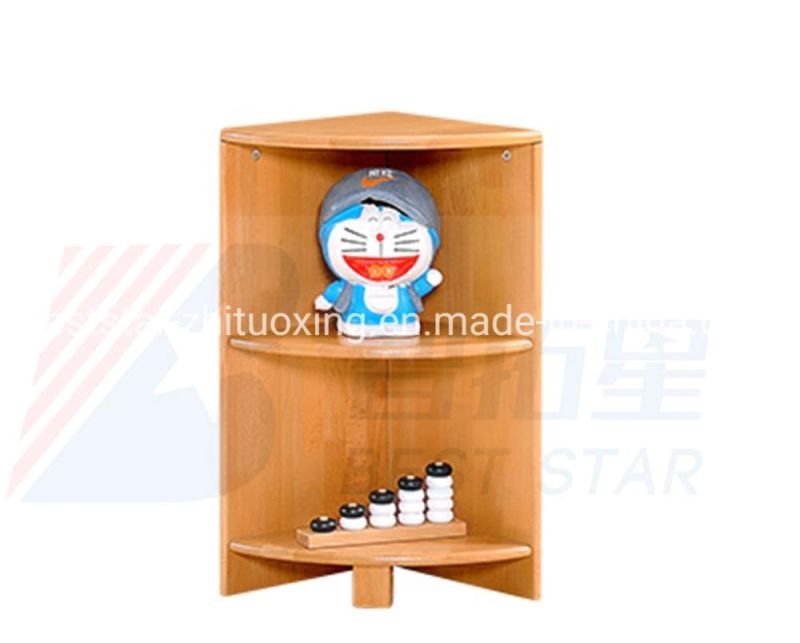 Day Care Furniture Display Sector Cabinet Kids Toy Storage Rack, Nursery School, Preschool and Kindergarten, Play Furniture Wood Rack, Room Corner Cabinet