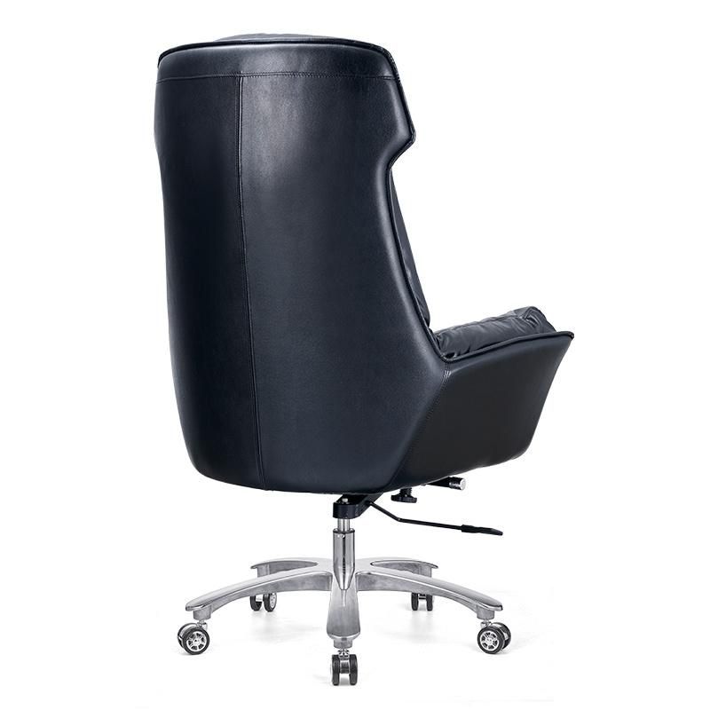 Office Furniture Synthetic Cow Leather High Back Swivel Staff Boss Executive Modern Office Chairs