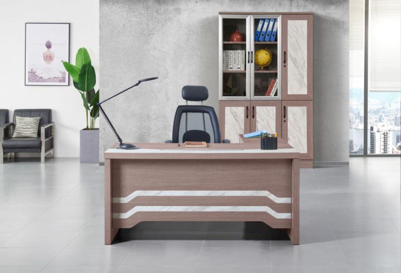 Hot Sale Patent Design L Shaped Computer Desk MDF Modern Executive Office Desk