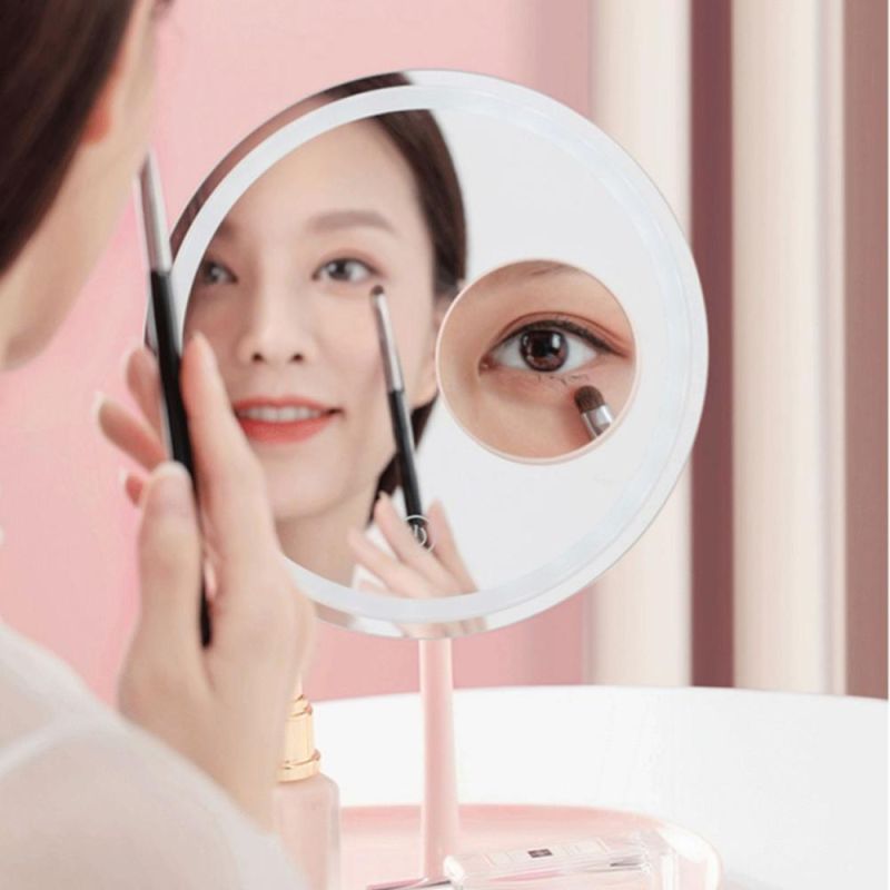 LED Portable Beauty Desktop Touch Screen Makeup Mirror