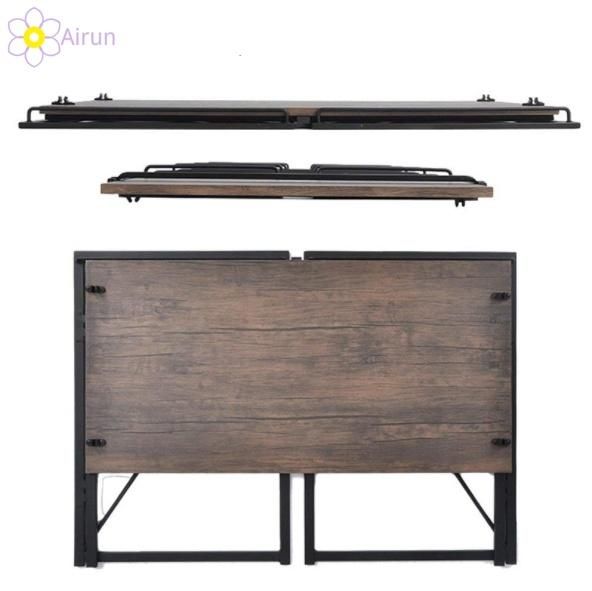 Modern Style Iron Wood Space-Saving MDF Wooden Office Desk Cool Home Office Furniture Unique Writing Desk