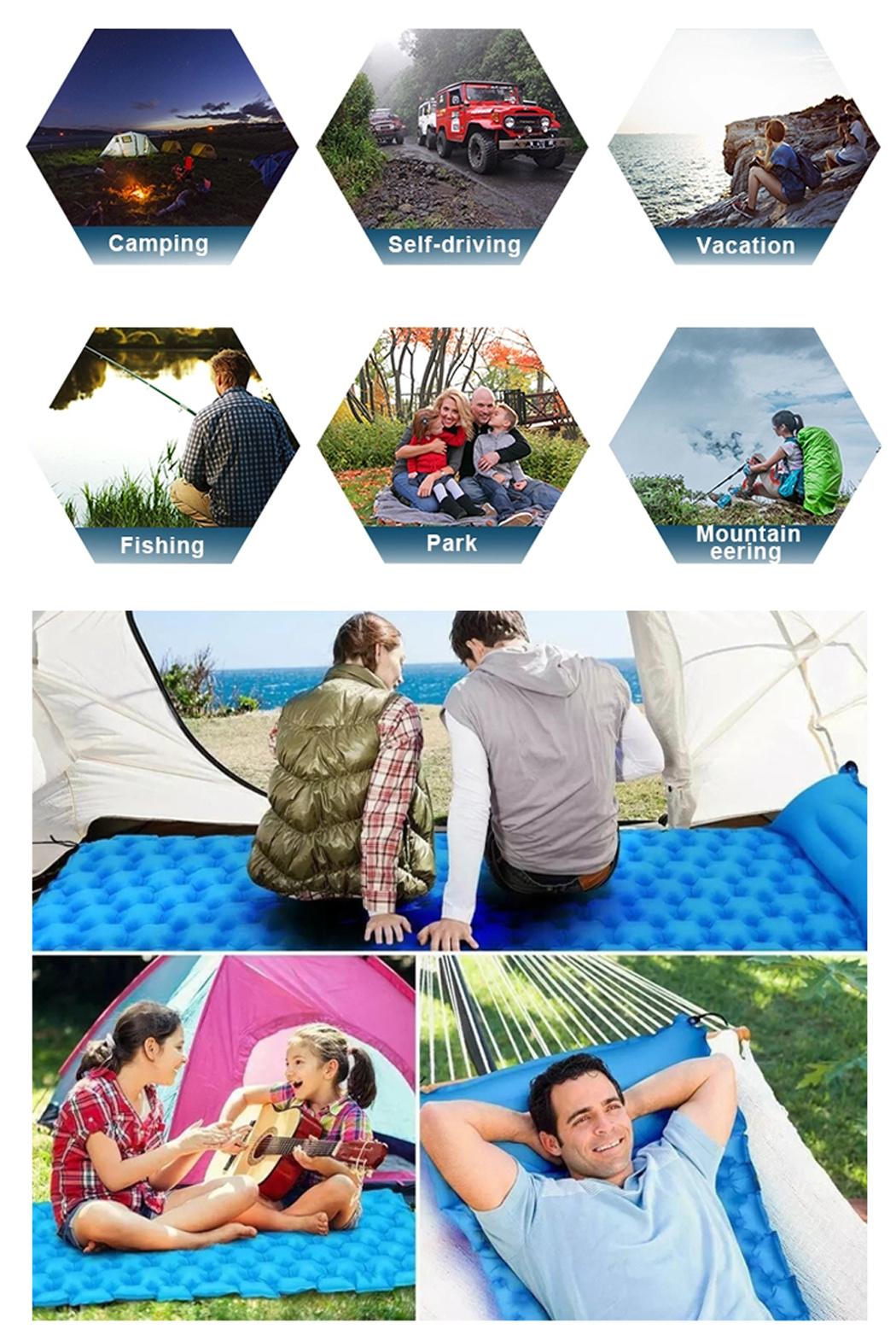 Kids Camping Bed Inflatable Mattress Hiking Mattress for Camping