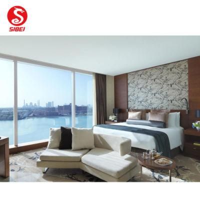 Commercial Wood Hotel Bedroom Living Room Furniture for 5 Star Hospitality Resort Villa Apartment