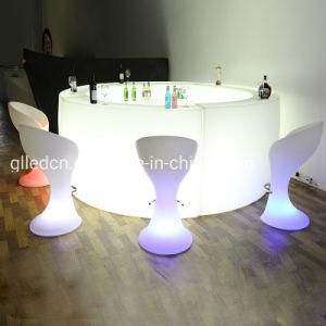 Illuminated Cocktail Table LED Light Bar Table for Event Party Club for Sale