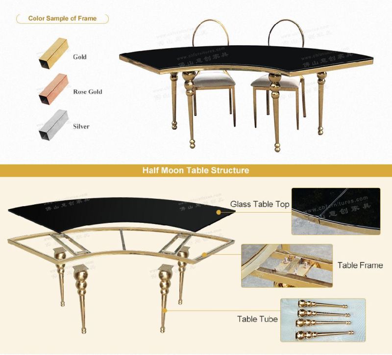 Hyc-St40q New Style Wedding Banquet Round Table and Chair Used