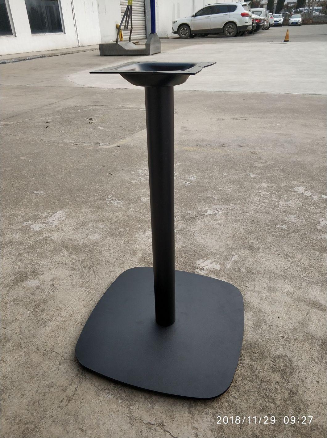 Outdoor Furniture Coffee Table Steel Table Legs Metal Furniture Parts Square Bar Table