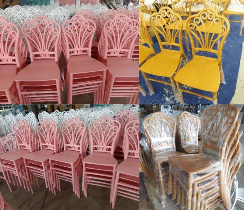 New Cheap Outdoor Stackable Wedding Event Party Plastic Dining Chair