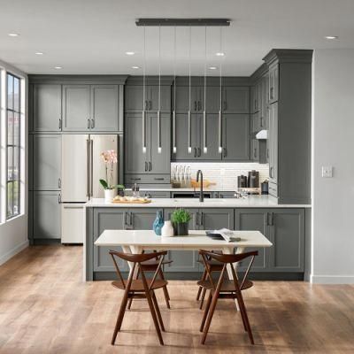 American Standard Shaker Grey White Modern Kitchen Cabinets Furniture Suppliers