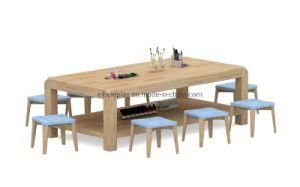 Montessori Furniture Preschool Children Table and Chairs Wooden for Art Room