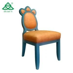 Contemporary Furniture Dining Room Soft Solid Wood Kids Chair Children Stool