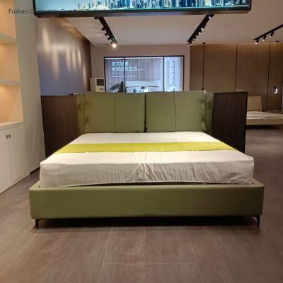 Modern Popular Design Bed for Bedroom and Guestroom High Quality Wooden Bed