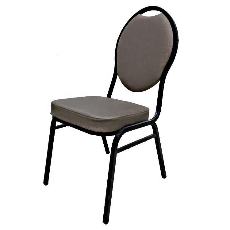 Hot Sale Modern Furniture Metal Frame Round Back Hotel Banquet Dining Chairs