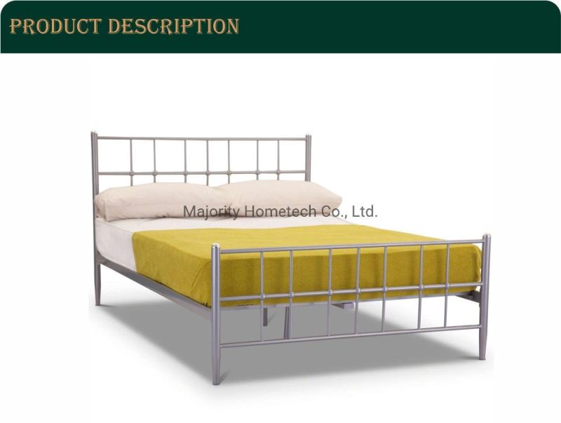 Morden Style Cheap Bedroom Furniture Metal Bed