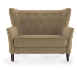 Modern High Back Wooden Leisure Fabric Home Office Hotel Garden Outdoor Furniture Recliner Sofa for Living Room and Bedroom