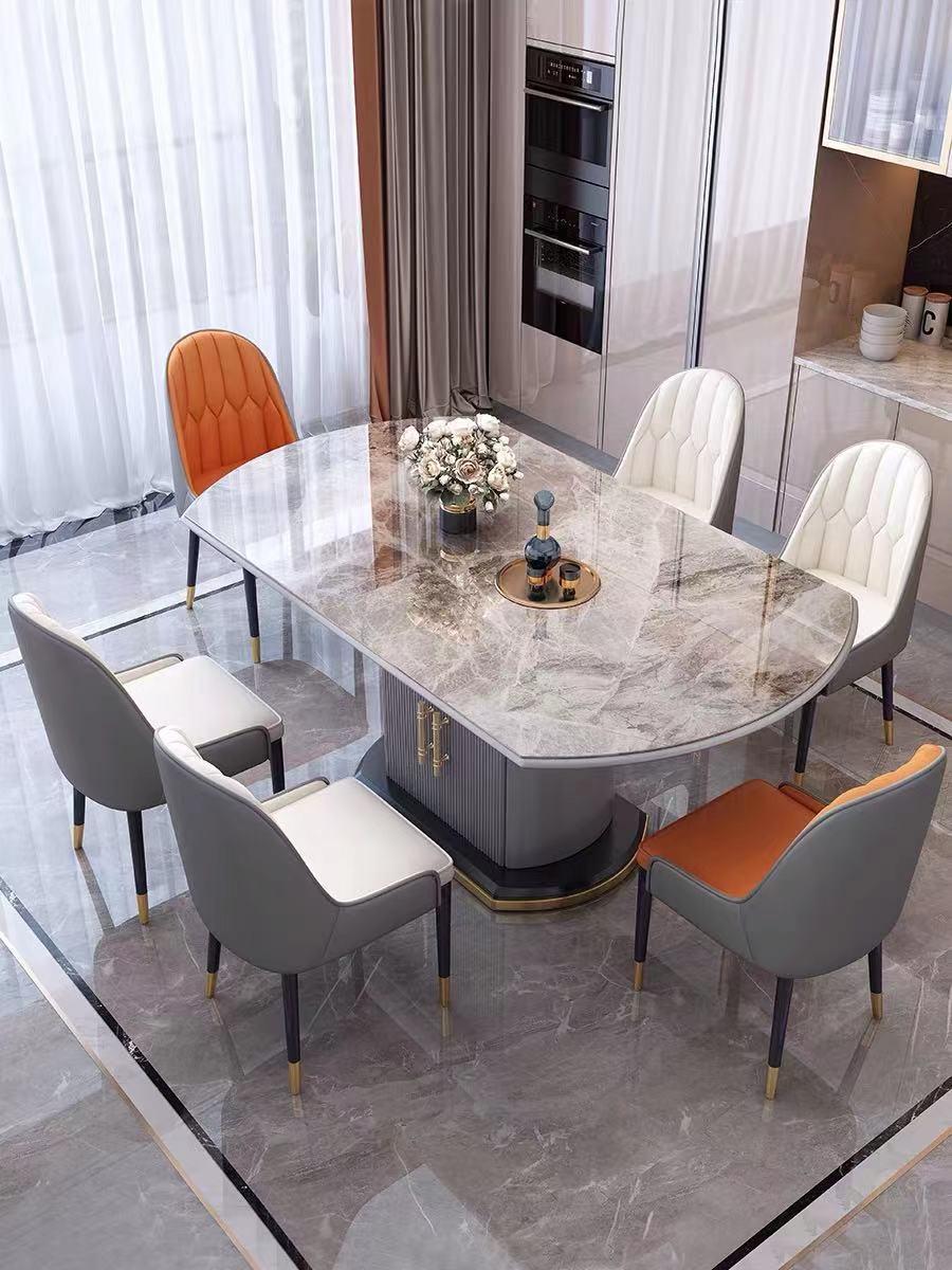 Modern New Design Luxury Durable Marble Top Dining Tables CZ-Dt13 (6)