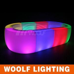 Woolf LED Colorful KTV Bar Counter Furniture