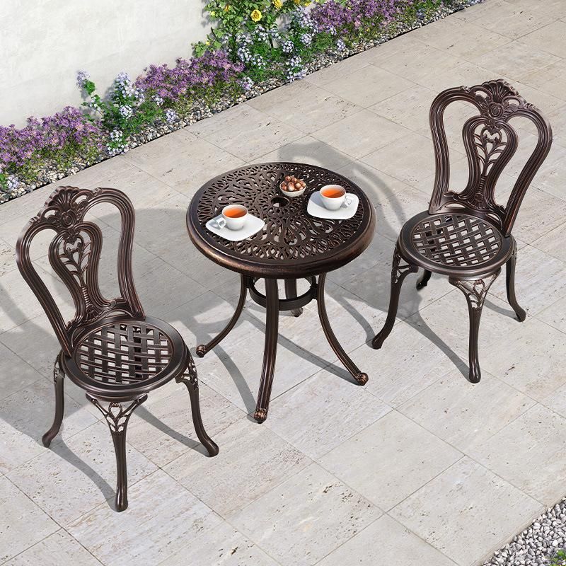 Modern Easy Assembly Outdoor Garden Patio Home Cast Aluminum Furniture