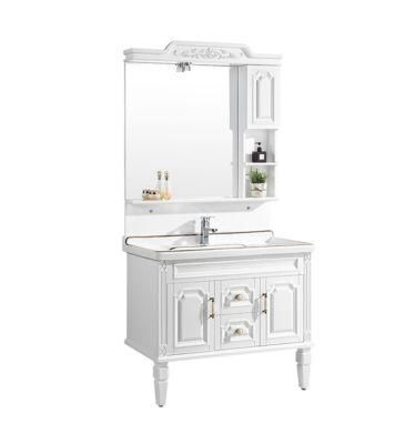Wall Mounted PVC Bathroom Wash Basin Cabinet Modern Bathroom Vanity Cabinet Toilet Cabinet