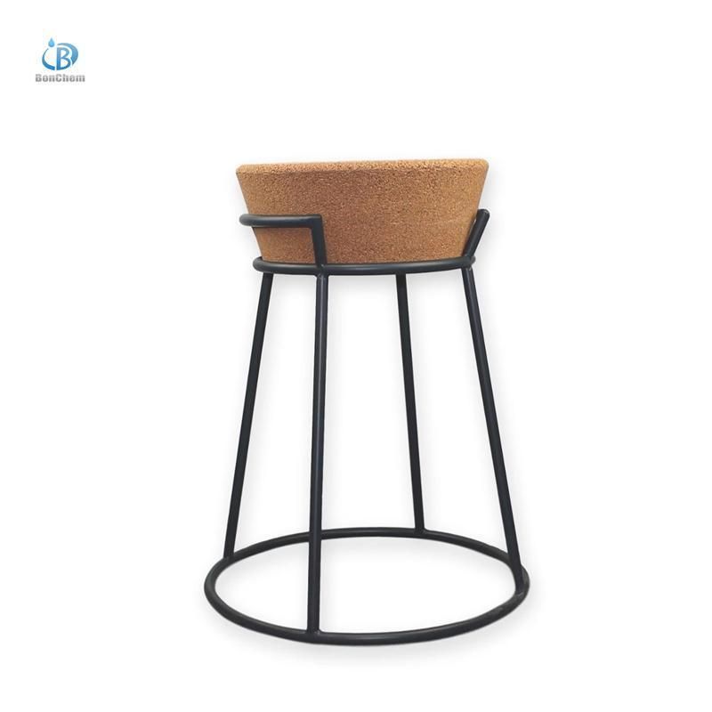 Rustic Industrial Upgrade Metal Frame Counter Cafe Home Kitchen High Bar Stool Tall Cork Bar Chair