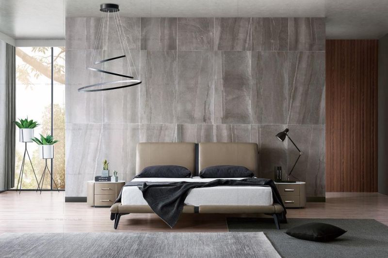 Modern Home Furniture Bedroom Furniture Leather Bed Gc1802